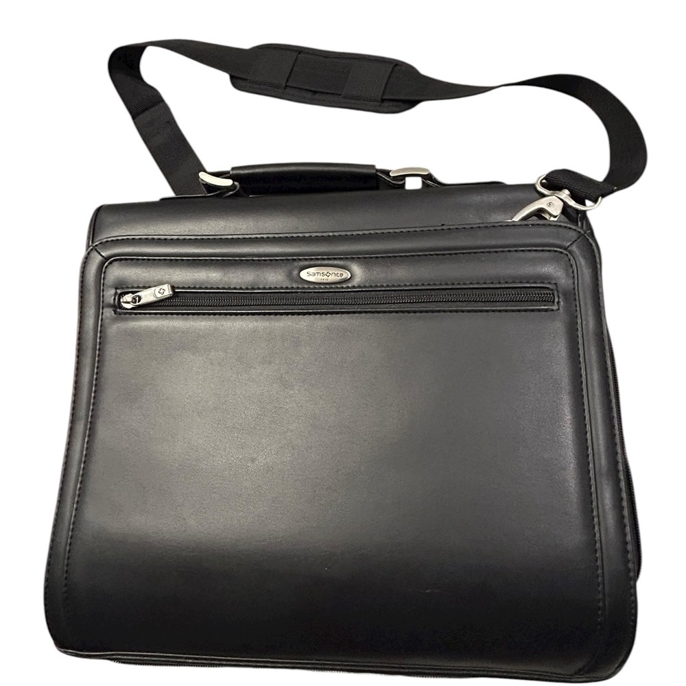 Samsonite 1910‎ Heritage Traveler Faux Leather Business Briefcase 14”